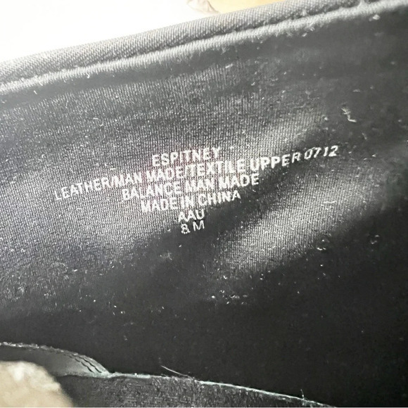 Easy Spirit Pitney Black Leather Ankle Boot Women’s Size 8 Smooth Mixed Media - Picture 4 of 10